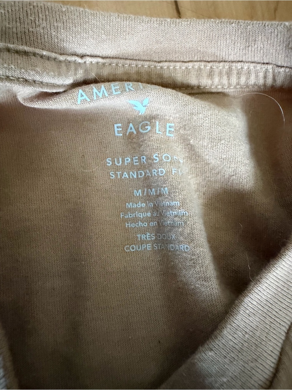 American Eagle Outfitters Men’s Crew Neck Tees - Navy, Taupe, brown - Picture 4 of 5